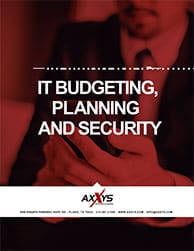 IT budgeting planning